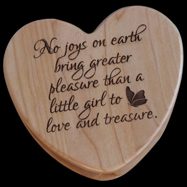"Wood Finished Photo with Message Engraving - W5 - Click here to View more details about this Product